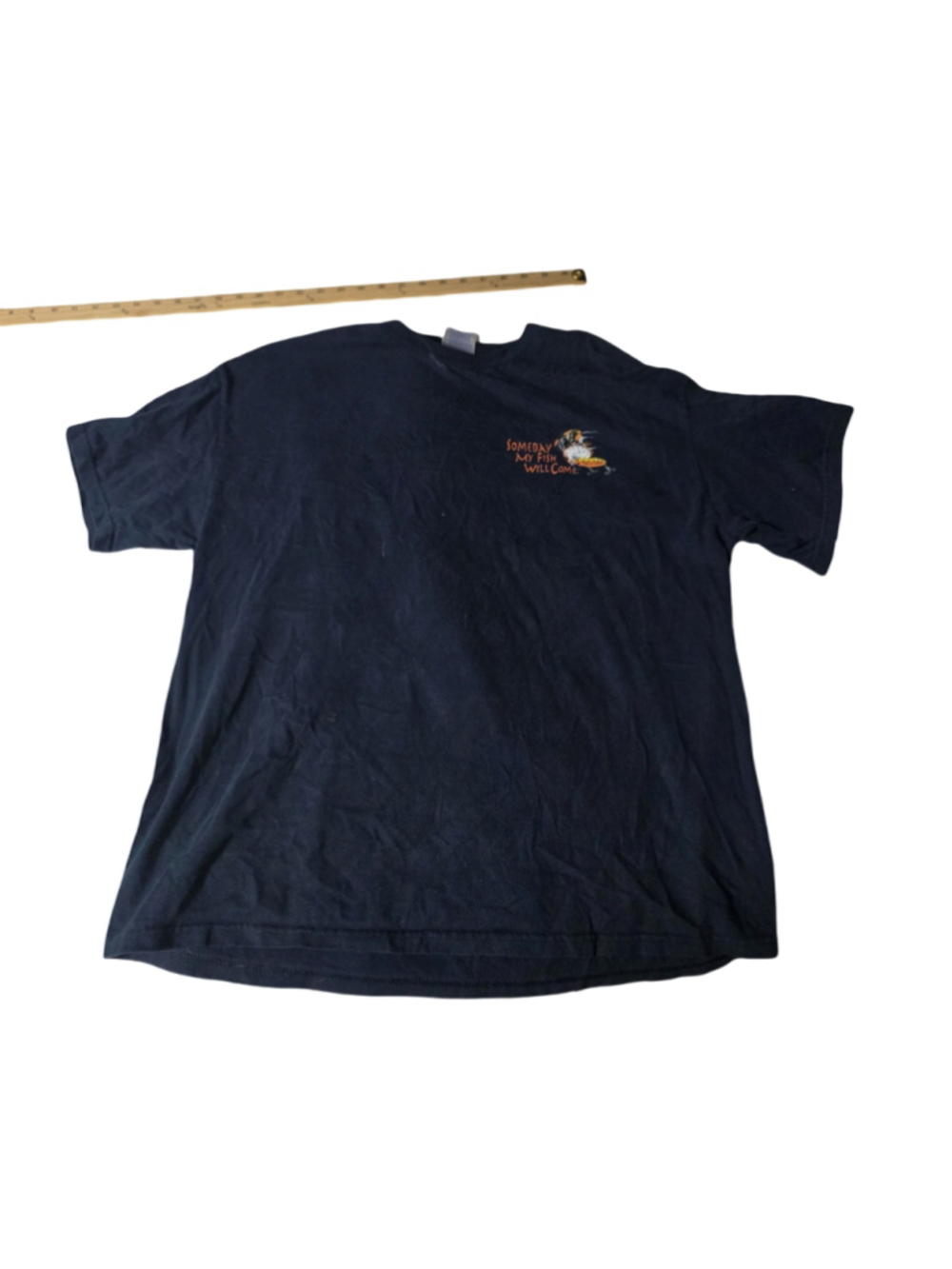Men's Tennessee River Graphic Tee Shirt XL Black Orange